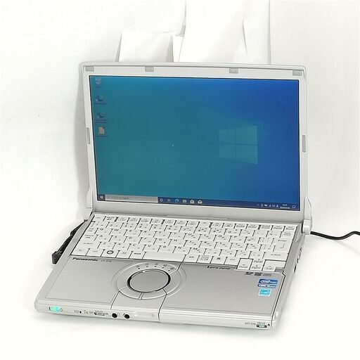 送料無料 日本製 12インチ ノートパソコン Panasonic CF-S10EWGDS 中古良品 Core i5 4GB DVD 無線 Wi-Fi Windows10 Office