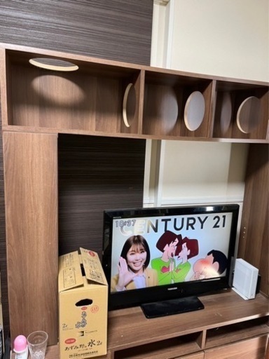 決まりました【取りに来られる人限定】テレビ台　キャットタワー　壁面収納