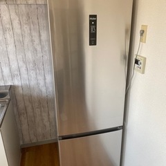 【美品！保証書付き】価格ご相談可?郵送対応可能。冷蔵庫 326L ハイアールHaier JR-XP1F33A(S) SILVER