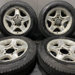 【DUNLOP WINTER MAXX SJ8 175/80R16】スタッドレス【SUZUKI ジムニー 純正ホイール 16インチ 5.5J5HPCD139.7+22】　(VTN976)