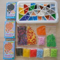 ★美品・未使用品含む★　アクアビーズ　キットをまとめての画像