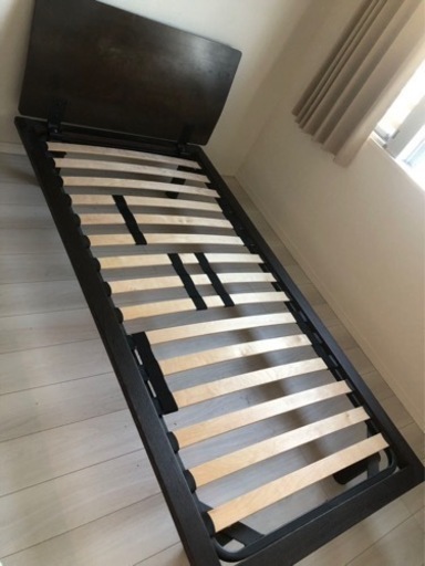 【専用】MUJI 無印良品 ベッドフレーム シングル ウォールナット