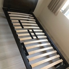 【専用】MUJI 無印良品 ベッドフレーム シングル ウォールナット 