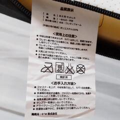 ◆お取引決定◆美品◆ シングル 高反発 マットレス 三つ折り ブラック 黒 極厚10センチ 滑り止め付きの画像