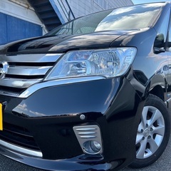ガソリン代 節約☆S-HYBRID入りました‼️月々1.2万円〜分割払い可❗️車検付き！大人気☆ニッサン セレナ☆SDナビ付き☆走行中DVD見れます☆8人乗り☆ETC☆バックカメラ付き☆ドラレコ付きのフル装備☆両側電動スライドドア☆ ラクラク♪クルーズコントロール！ウィンカーミラー☆純正アルミ！フル装備☆事故修復歴無し☆車内広々三列シート‼️の画像