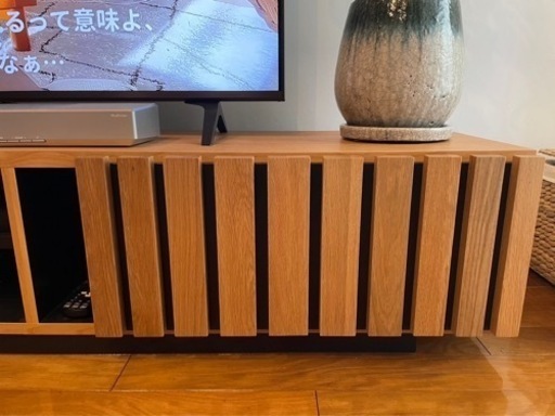 【限定値下げ】テレビボード 無垢材210cm 200cm 以上 ホワイトオーク