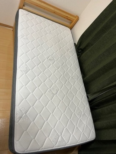 大特価 シングルベッド マットレス付き おまけあり