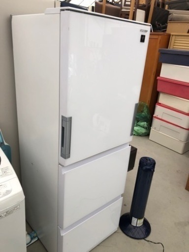 2020年製 SHARP 3ドア冷蔵庫 350L どっちもドア SJ-GW35F-W