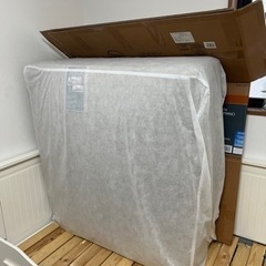 新品コストコソファ　オットマンの画像