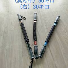 アームバー 大胸筋 筋トレ 器具 30KG 50KG　60KG　３本セットの画像