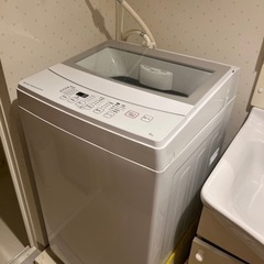 ニトリ　6kg全自動洗濯機(NT60L1 ホワイト)