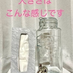 2.5L ドリンクサーバー コンブチャ ガラス製 ステンレス蛇口の画像