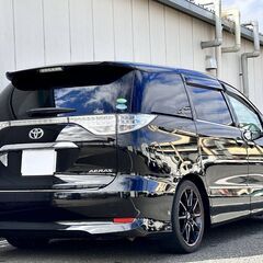 後期型！特別グレード【アエラスプレミアムED】稀少ダブルサンルーフ！両側電動ドア ハーフレザー オットマン フルセグTV スタッドレス４本サービス（アルミ付） 車検付の画像