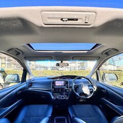 後期型！特別グレード【アエラスプレミアムED】稀少ダブルサンルーフ！両側電動ドア ハーフレザー オットマン フルセグTV スタッドレス４本サービス（アルミ付） 車検付の画像
