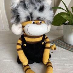 ◇ハンドメイド　世界に1点物　ソックモンキー◇