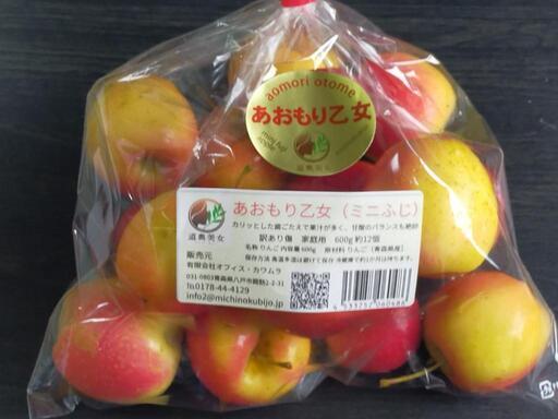 お手軽価格で贈りやすい 青森りんご ミニふじあおもり乙女 送料込 小さくかわいいリンゴ 果物