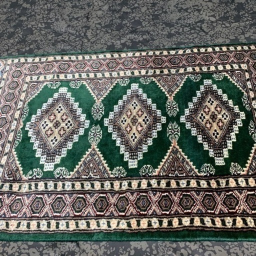 アウトレット パキスタン絨毯 京都西川 シルク70%