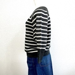 LNEDボーダーニット セールの画像