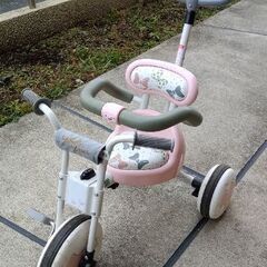三輪車 ディズニートライクピュア ピンク　アイデス
