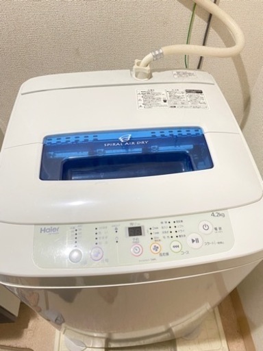 洗濯機1/27日受け取り希望