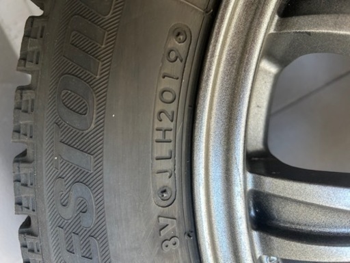 155-65-14スタッドレス、ブリヂストンブリザック、四本セット