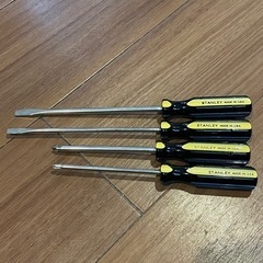 最終値下！Made in USA スタンレー社ドライバー4本セット