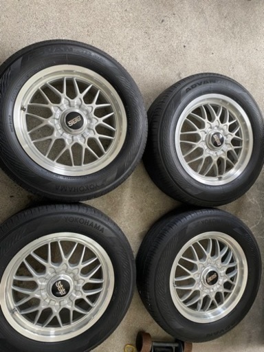 ?人気のBBS  16インチ?バリ山　ＡＤＶＡＮタイヤ?プリウスα,ボクシー、ノア、エスティマ?