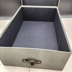 (J(G)-2505IN13)◆ビグソー◆ボックス◆1点◆W30cm×D46cm×H15cm◆グレー◆の画像