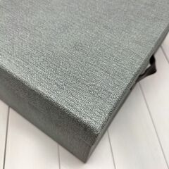 (J(G)-2505IN13)◆ビグソー◆ボックス◆1点◆W30cm×D46cm×H15cm◆グレー◆の画像