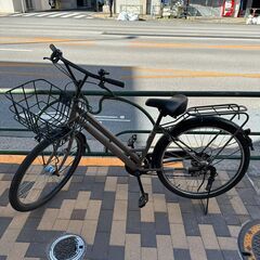 自転車　6段階ギア付き