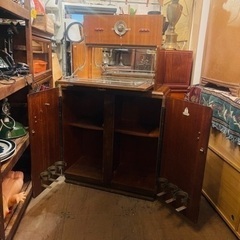 《売約済》【武蔵小山店】 43万円 アンティーク　カクテルキャビネット　バーカウンター　バー　キャビネット　酒　什器　カウンター　店舗　ビンテージ　ヴィンテージ　ローズウッド　rinington LONDON ロンドン　1960の画像