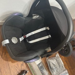 エアバギーココブレーキ　ベージュ　マキシコシ　ベビーカーの画像