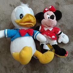 ぬいぐるみ　ドナルド　ミニー
