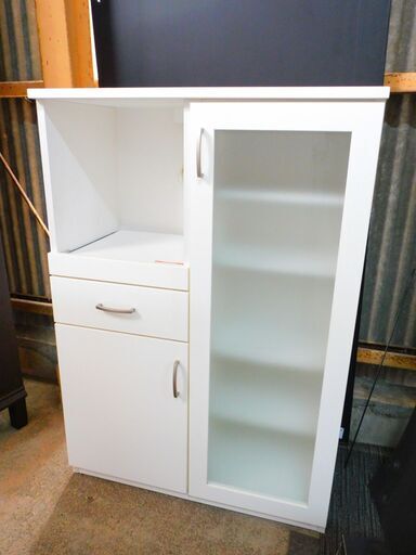 JM002 NITORI 食器棚 キッチンボード レンジボード 幅80 奥行40 高さ115 2021年
