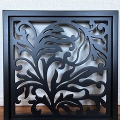 アジアンリゾートの木製アートパネル(30×30cm)の画像