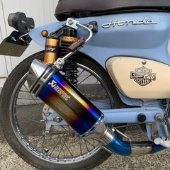 スーパーカブ　フルカスタム　ジャンクの画像