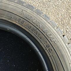 🛞 155/65R14　①　スタッドス４本セットの画像