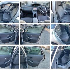 H.22(2010年トヨタ プリウス 1.8 Sグレード車検2年つき82000km,TV,AUX,ナビ、バックカメラ,ETCの画像