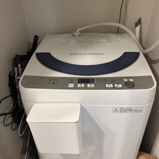 洗濯機 シャープ　ES-GE55R 2015年製