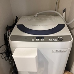 洗濯機 シャープ　ES-GE55R 2015年製