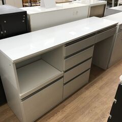 ★ジモティ割あり★ 三幸ジャパン 食器棚 ホワイト H96×W1...