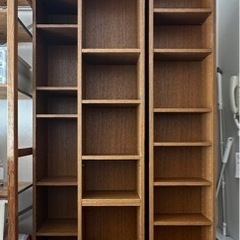 ★お譲りします★丸伸 スライド書棚（大） 本棚の画像