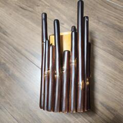 黒竹細工 工芸品 雑貨 花瓶の画像