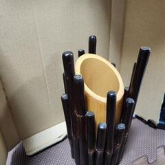 黒竹細工 工芸品 雑貨 花瓶の画像