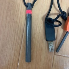 キャンプ　火おこしの画像