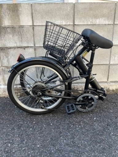 20インチ折りたたみ自転車　美品　変速オートライト付き