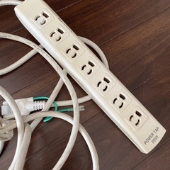 サンワサプライ　コンセント7口　長さ5メートル