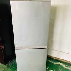 🎉新生活応援🎉AQUA / アクア ノンフロン2ドア冷凍冷蔵庫 AQR-13H(S) 126L シルバー 100V 単身 