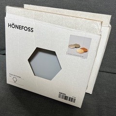 【IKEA:HONEFOSS】六角形ミラー、壁付、ミラー、イケアの画像