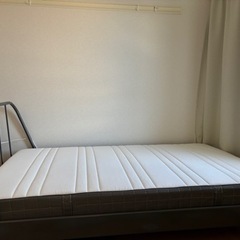 【無料】 IKEA セミダブルベッドフレーム＋マットレスセット